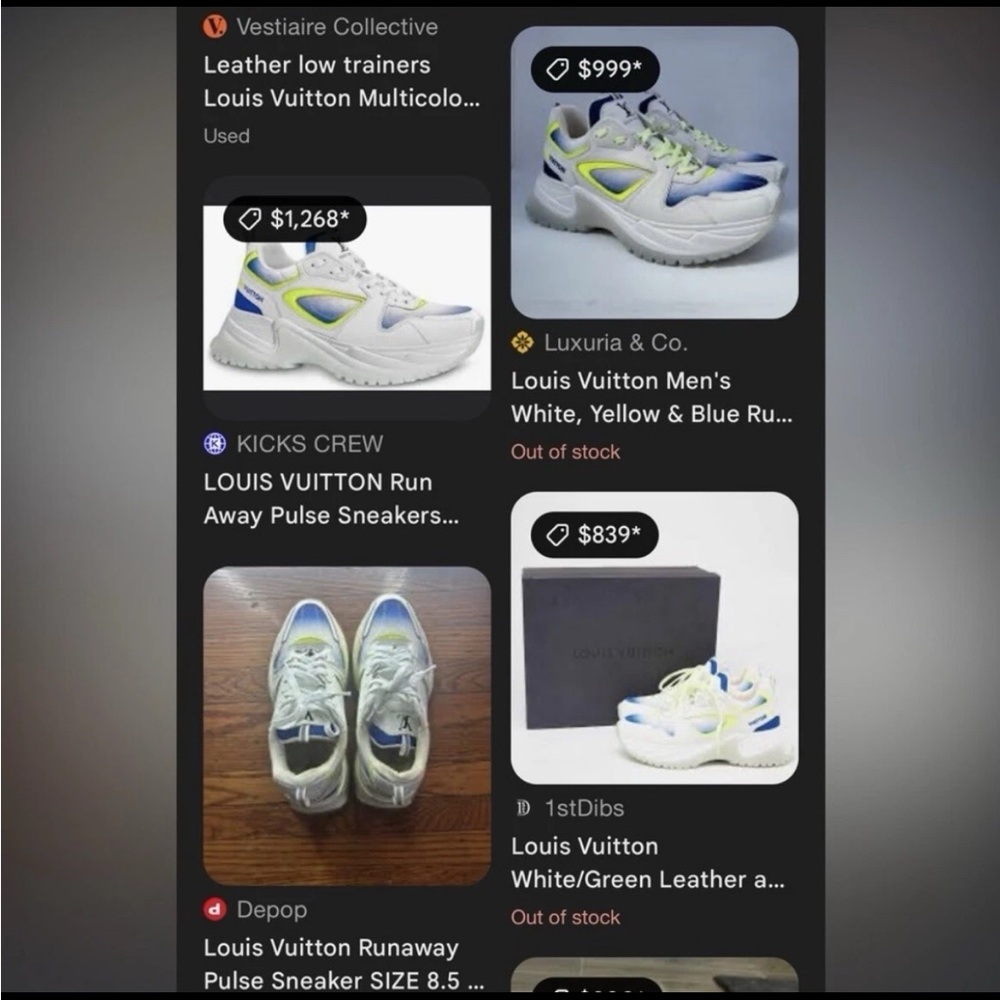 Louis Vuitton Run Away Pulse Sneakers - Picture 11 of 11